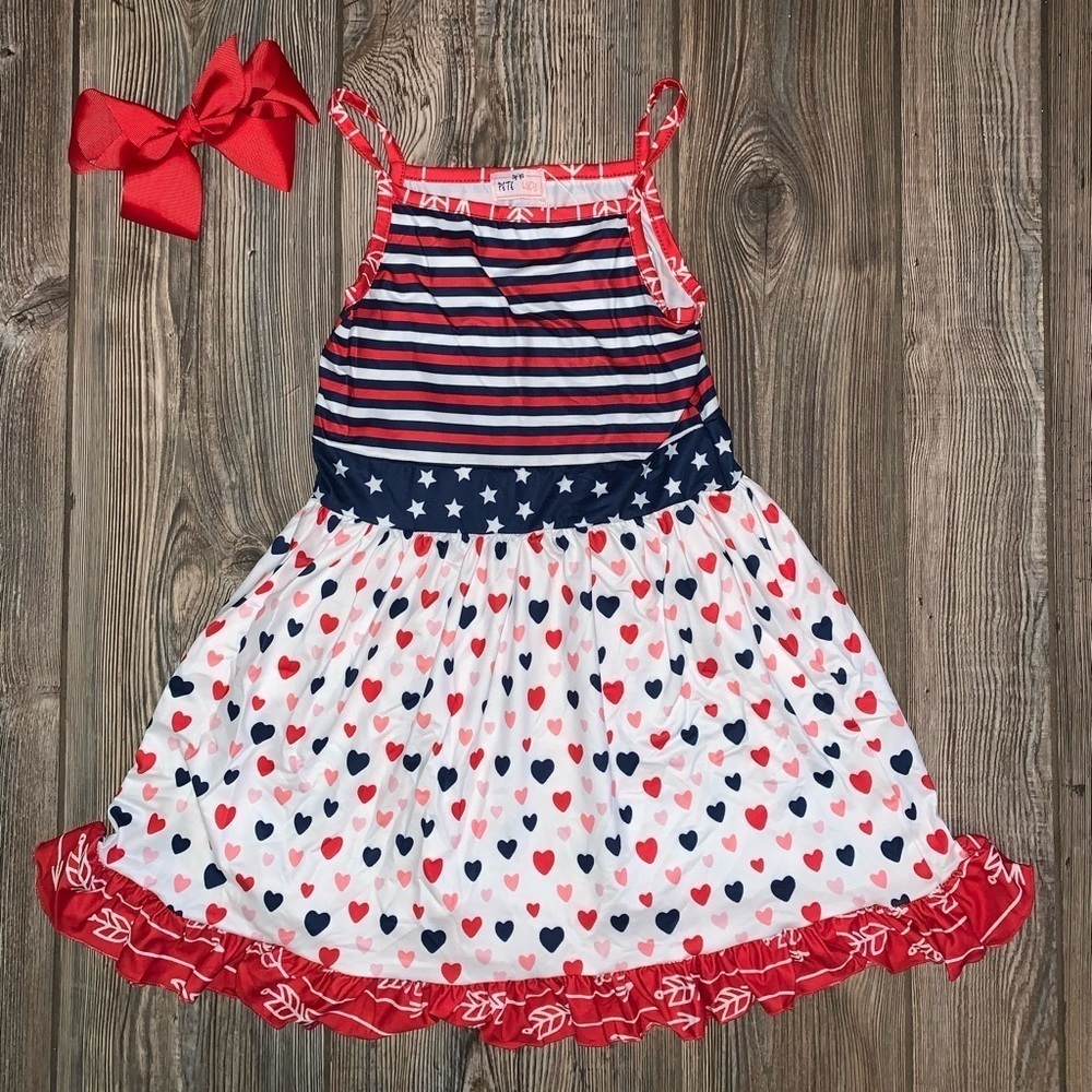 Pete + Lucy Red White & Blue Dress